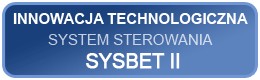 system sterowania SYSBET II system sterowania SYSBET II